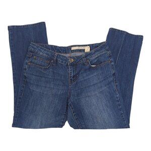 DKNY Straight Ankle Jeans Size 10 Dark‎ Blue/Fade